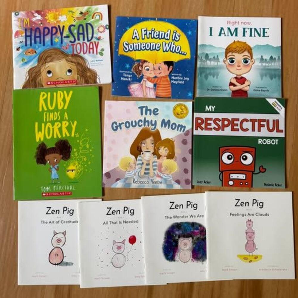 Lot of Children’s Behavioral/ Mindfulness Books Picture Books